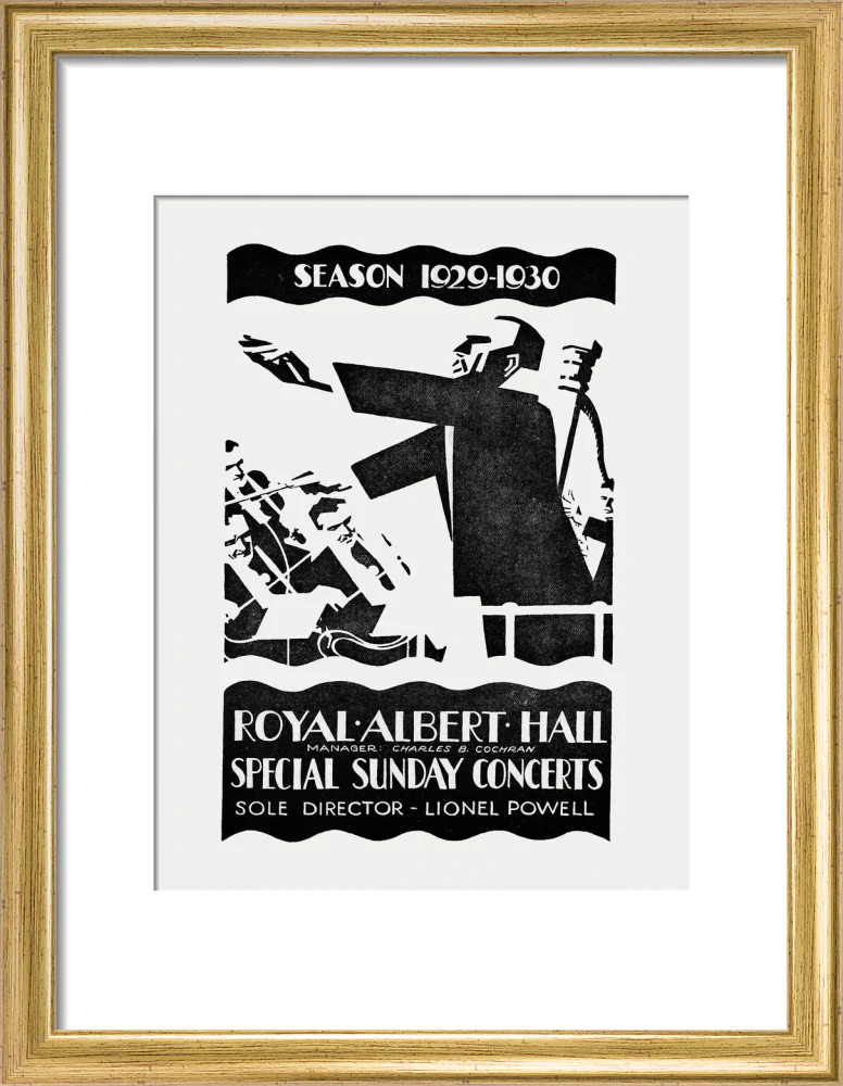 Special Sunday Concerts (1929-1930 Season) Art Print - Image 25