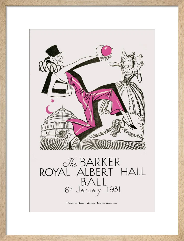 The Barker Royal Albert Hall Ball Art Print - Image 12