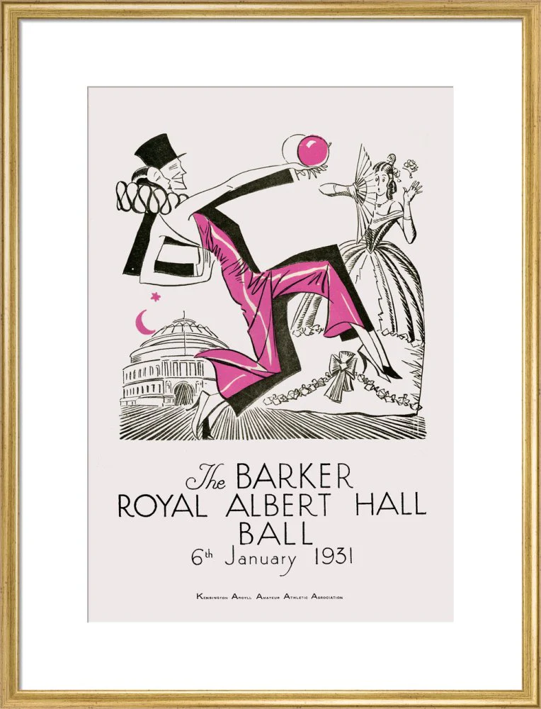 The Barker Royal Albert Hall Ball Art Print - Image 16