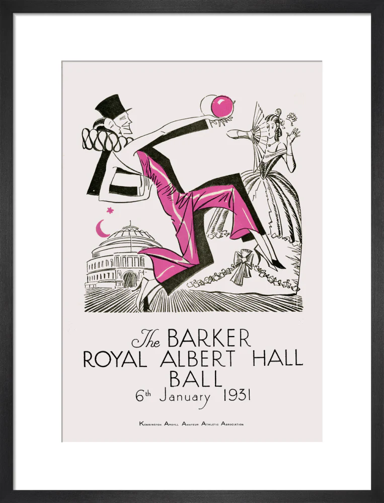 The Barker Royal Albert Hall Ball Art Print - Image 29