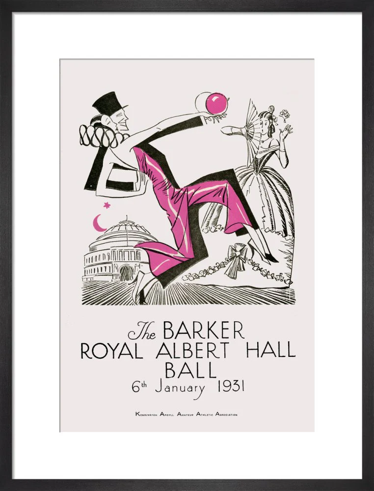 The Barker Royal Albert Hall Ball Art Print - Image 9