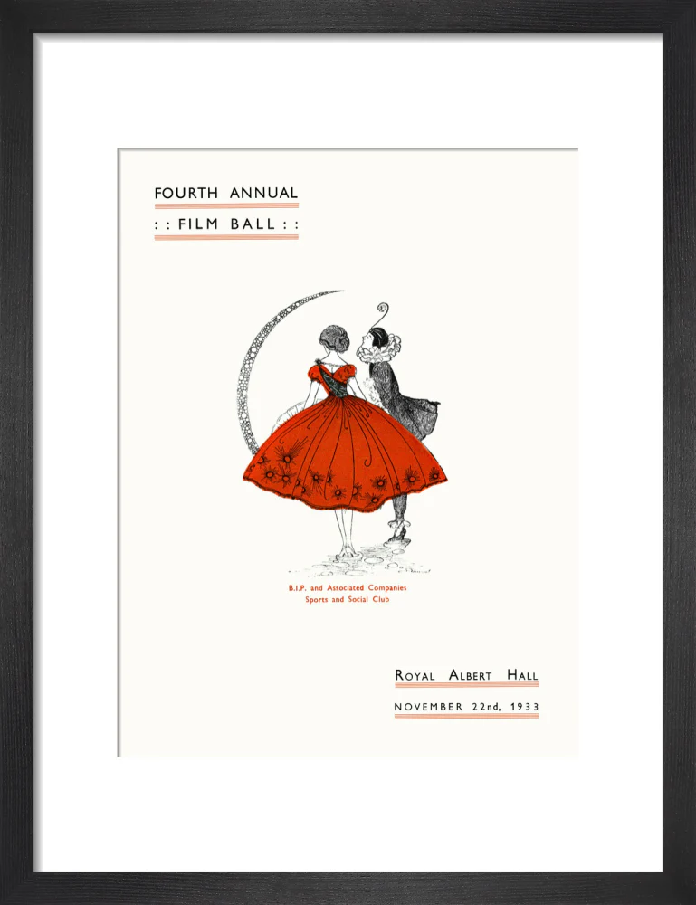 Fourth Annual Film Ball Art Print