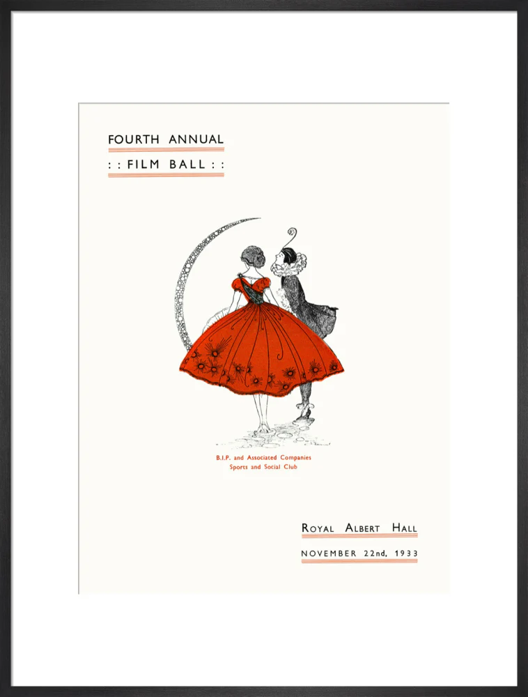 Fourth Annual Film Ball Art Print - Image 38