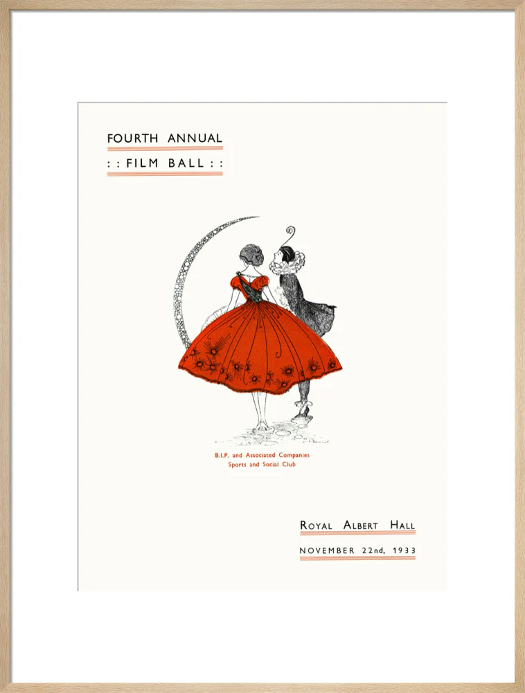 Fourth Annual Film Ball Art Print - Image 41