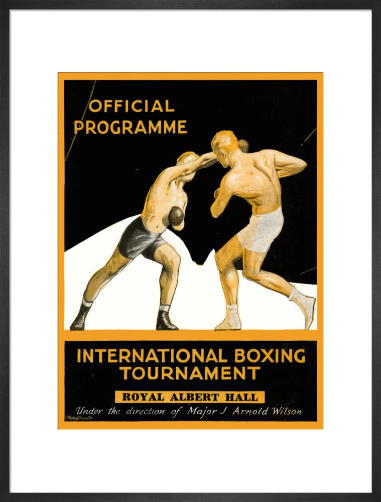 International Boxing Tournament Programme Art Print - Image 14