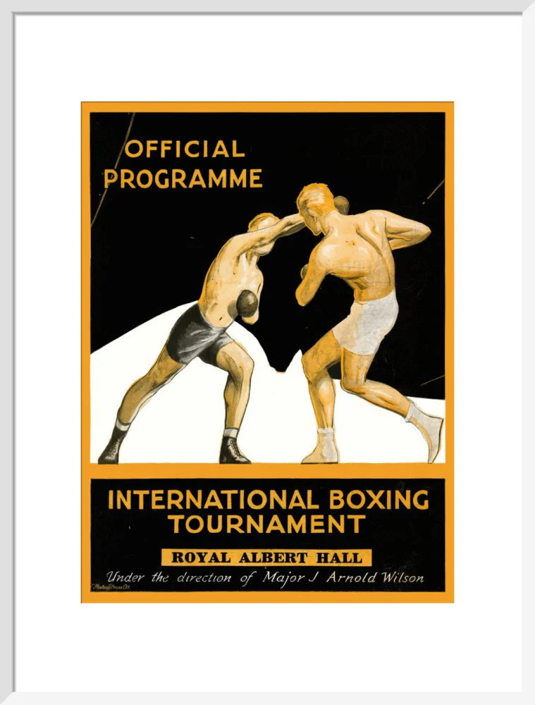 International Boxing Tournament Programme Art Print - Image 15