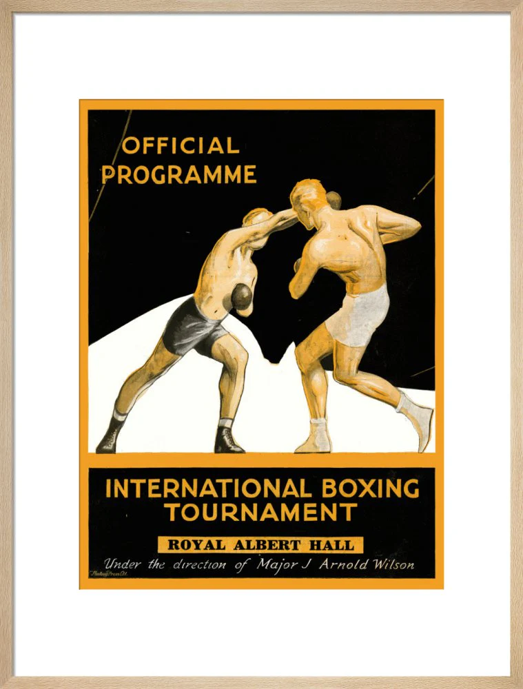 International Boxing Tournament Programme Art Print - Image 17