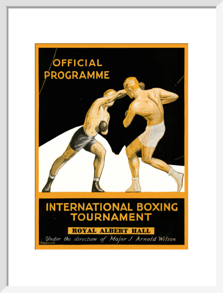 International Boxing Tournament Programme Art Print - Image 29