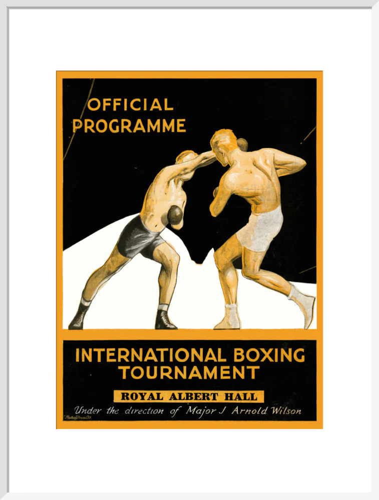International Boxing Tournament Programme Art Print - Image 39