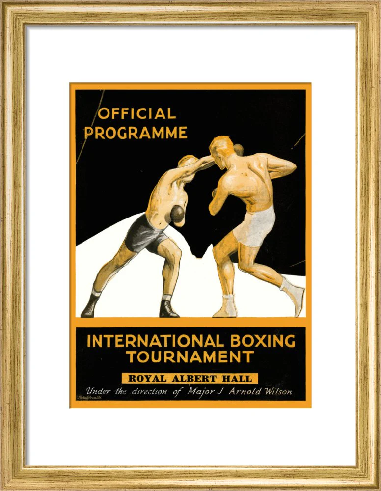 International Boxing Tournament Programme Art Print - Image 6