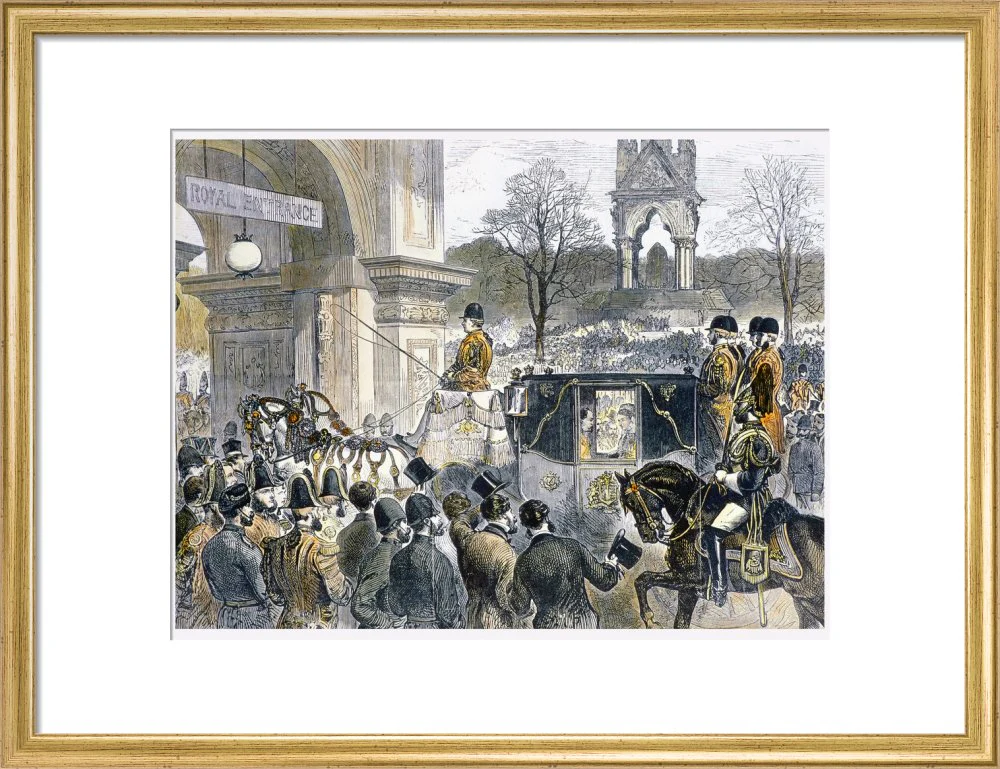 Illustration of the Official State Opening of the Royal Albert Hall Art Print - Image 11