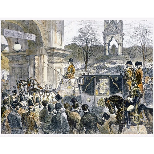 Illustration of the Official State Opening of the Royal Albert Hall Art Print - Image 2