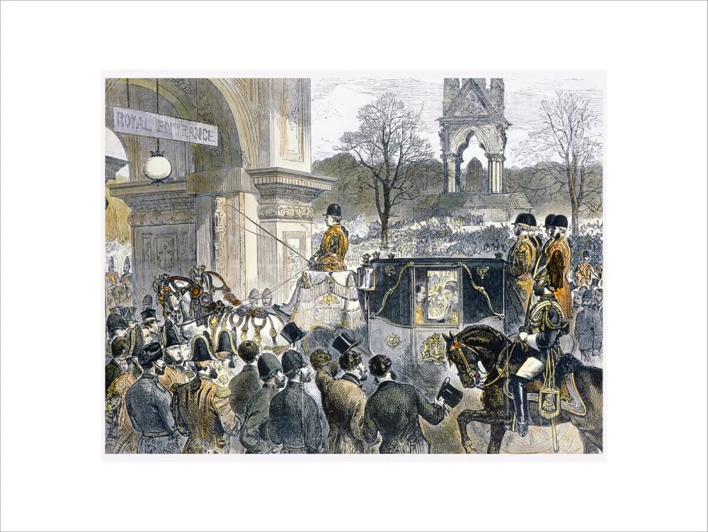 Illustration of the Official State Opening of the Royal Albert Hall Art Print - Image 27