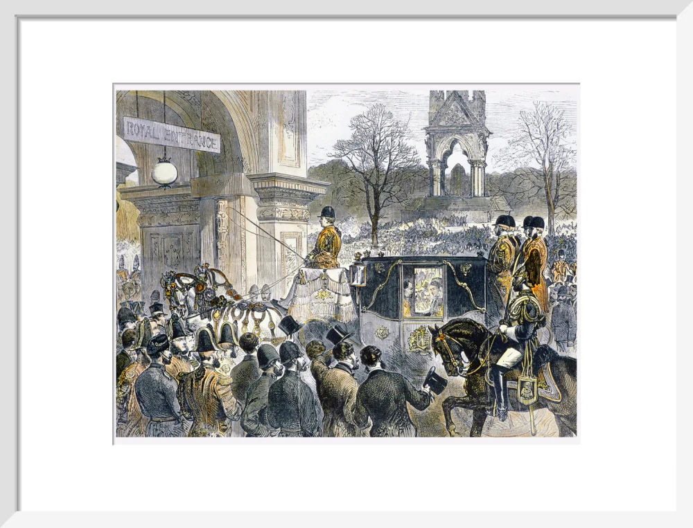 Illustration of the Official State Opening of the Royal Albert Hall Art Print - Image 29