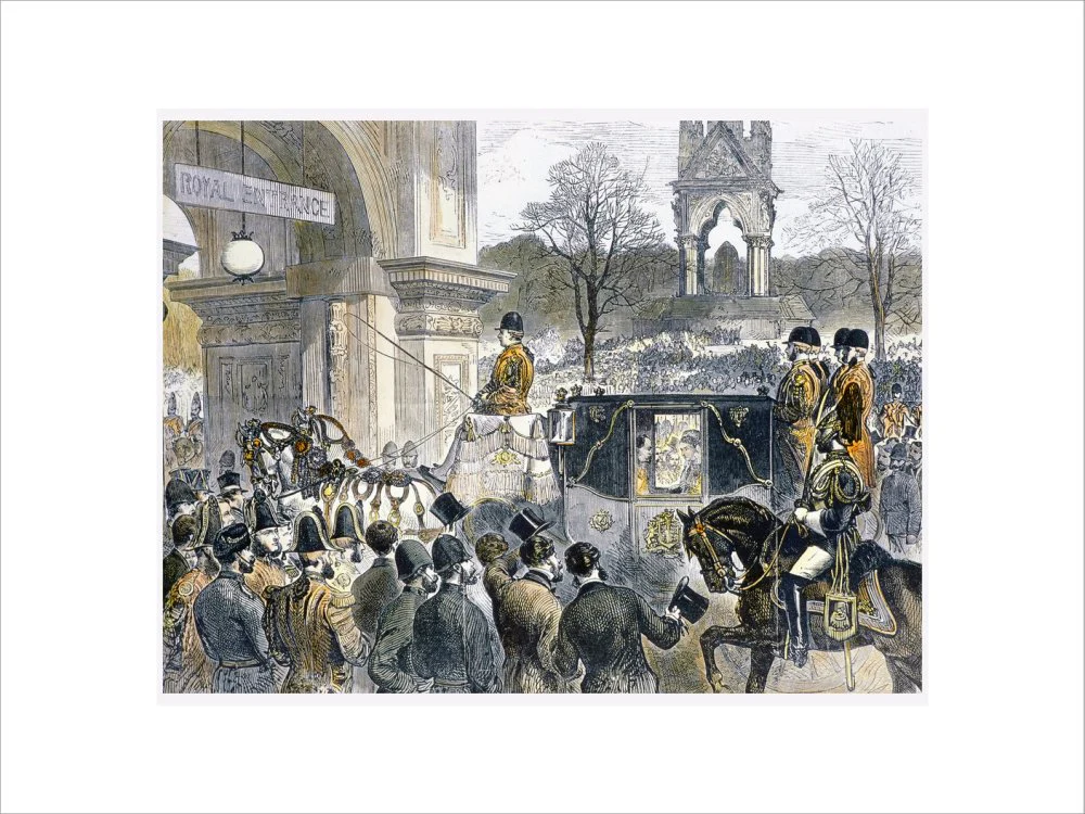 Illustration of the Official State Opening of the Royal Albert Hall Art Print - Image 3