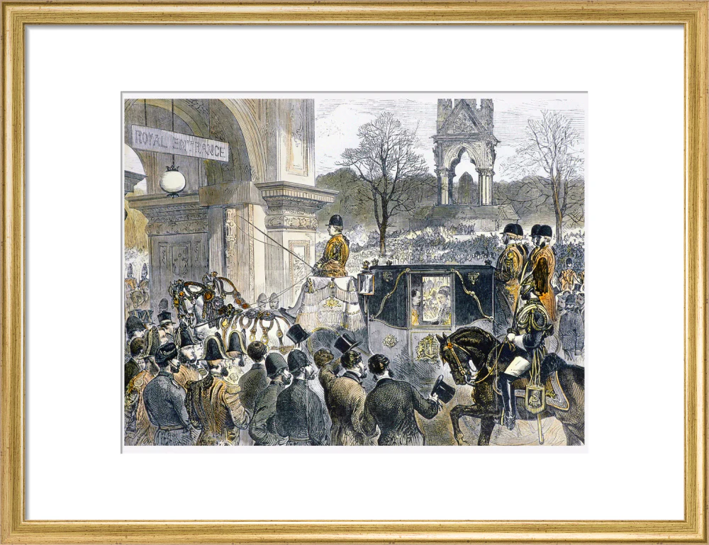 Illustration of the Official State Opening of the Royal Albert Hall Art Print - Image 30