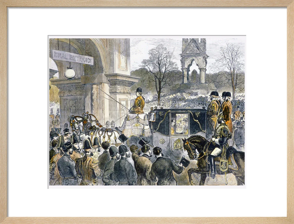 Illustration of the Official State Opening of the Royal Albert Hall Art Print - Image 31