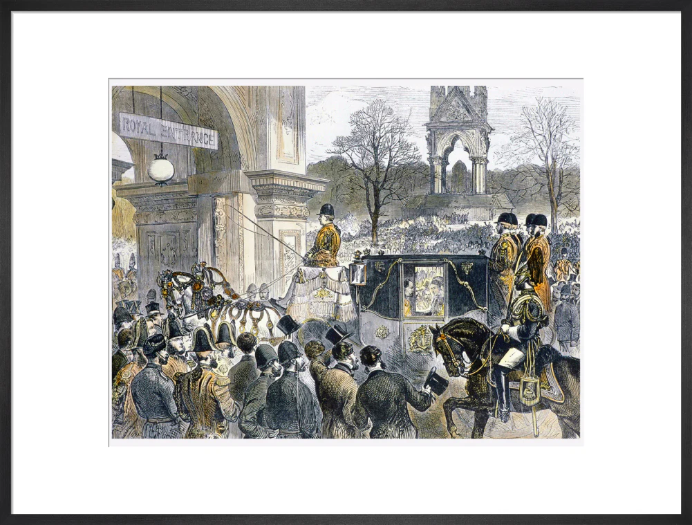 Illustration of the Official State Opening of the Royal Albert Hall Art Print - Image 38