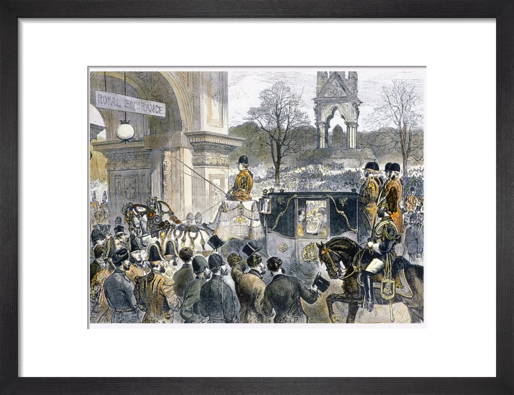 Illustration of the Official State Opening of the Royal Albert Hall Art Print - Image 4
