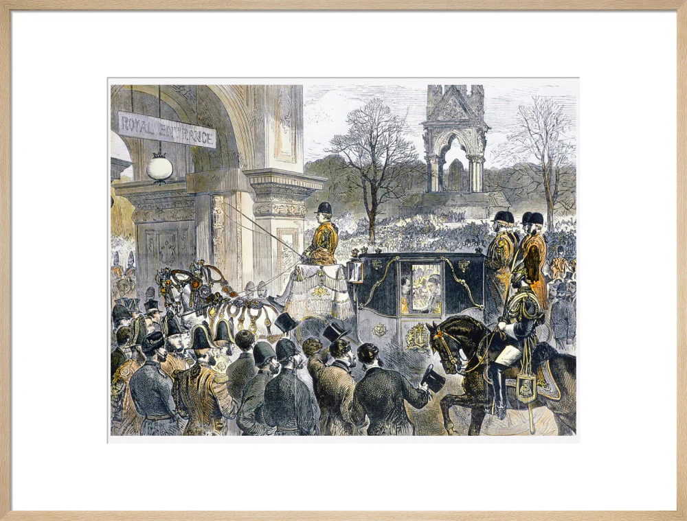Illustration of the Official State Opening of the Royal Albert Hall Art Print - Image 41