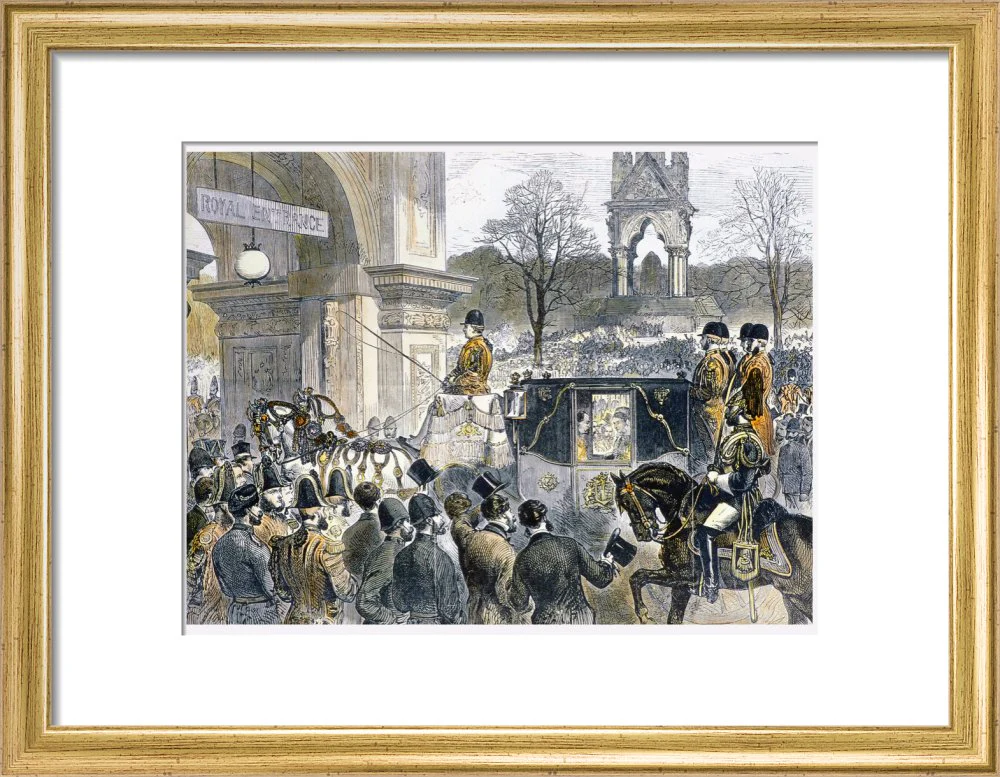 Illustration of the Official State Opening of the Royal Albert Hall Art Print - Image 6