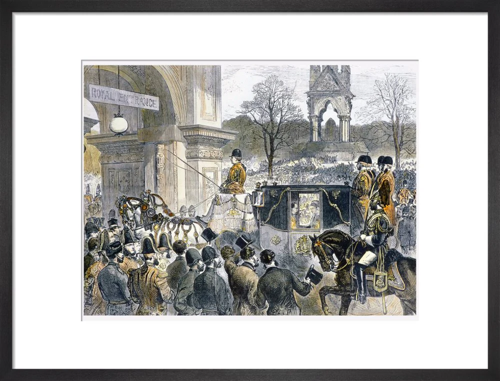 Illustration of the Official State Opening of the Royal Albert Hall Art Print - Image 9