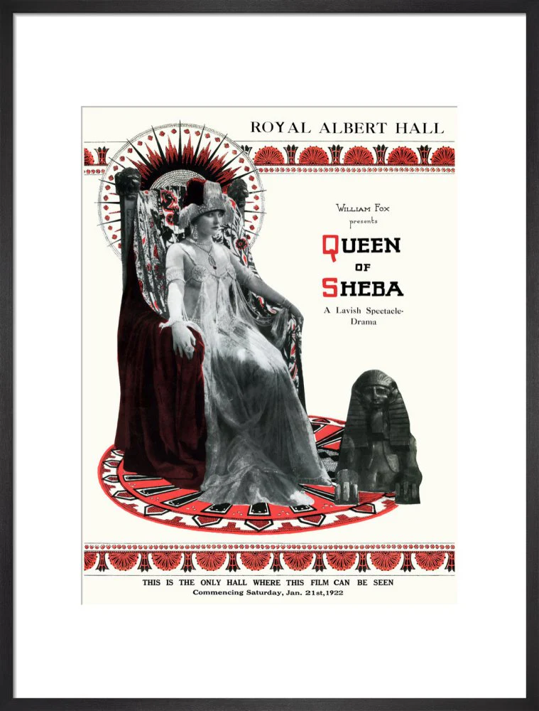 William Fox Presents 'Queen of Sheba' Art Print - Image 14