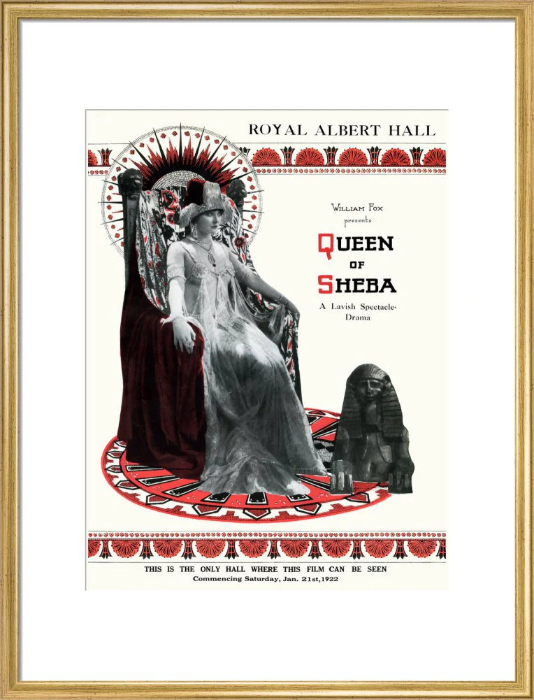 William Fox Presents 'Queen of Sheba' Art Print - Image 16