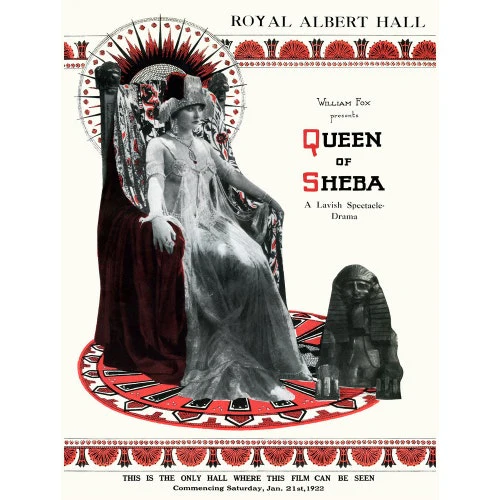 William Fox Presents 'Queen of Sheba' Art Print - Image 2