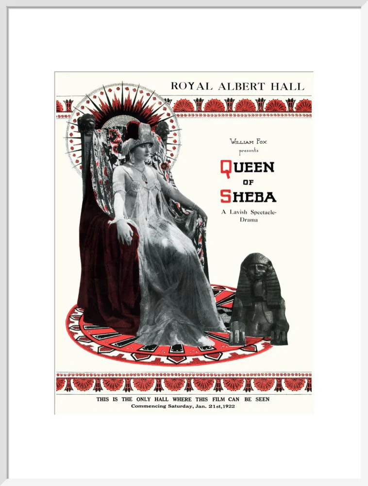 William Fox Presents 'Queen of Sheba' Art Print - Image 20