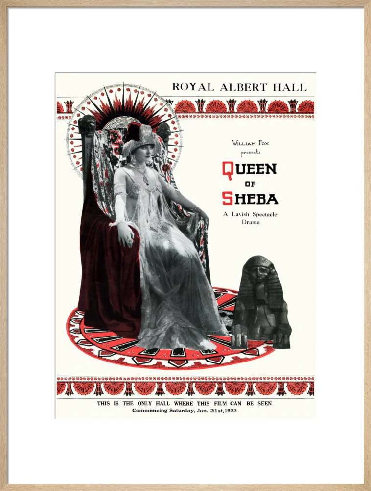 William Fox Presents 'Queen of Sheba' Art Print - Image 22