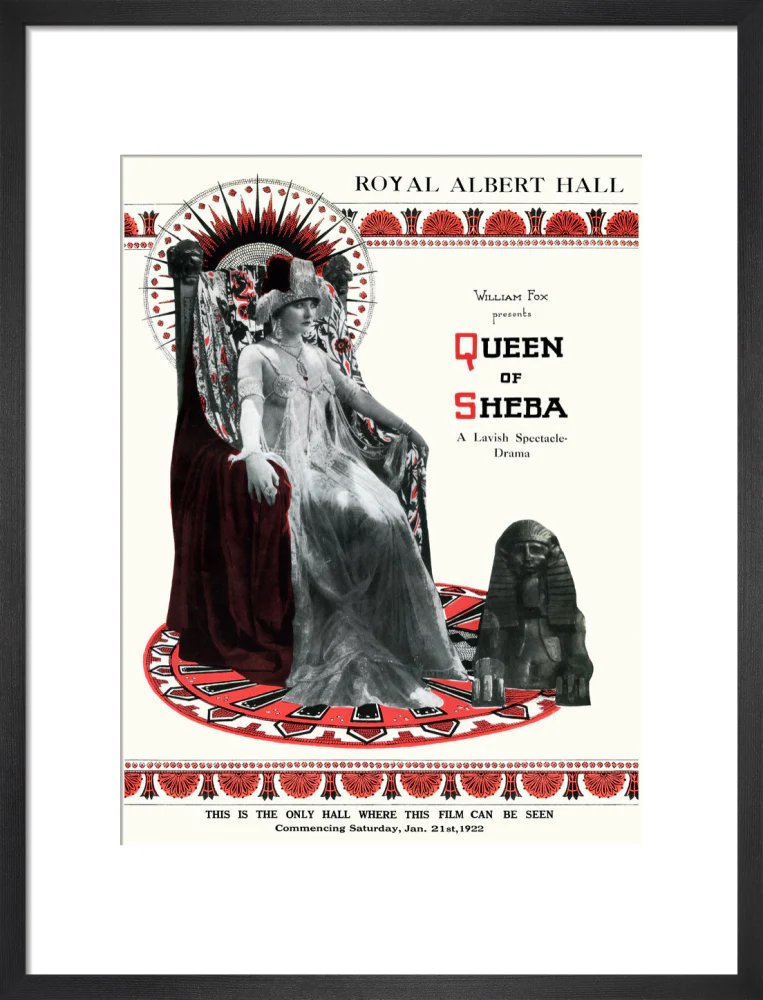 William Fox Presents 'Queen of Sheba' Art Print - Image 28
