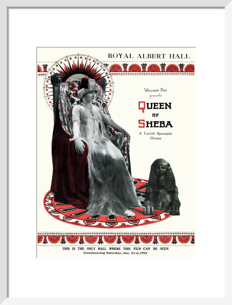William Fox Presents 'Queen of Sheba' Art Print - Image 29