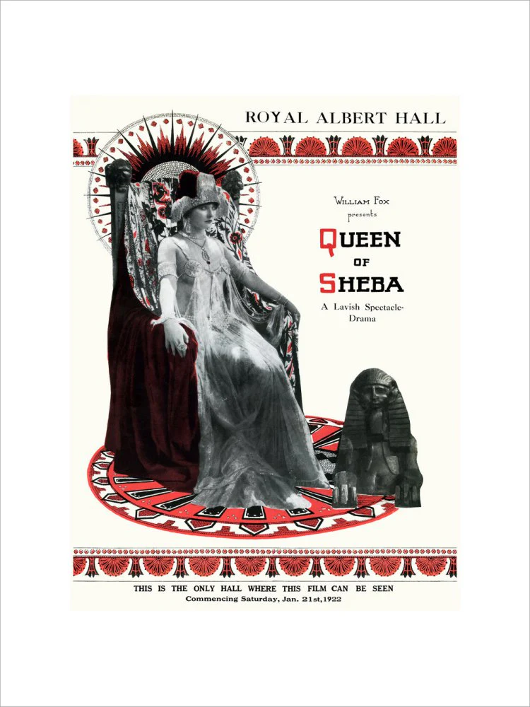 William Fox Presents 'Queen of Sheba' Art Print - Image 3