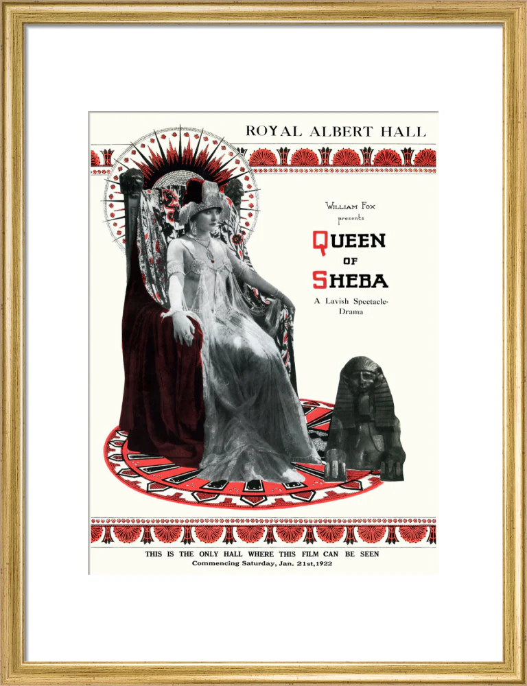 William Fox Presents 'Queen of Sheba' Art Print - Image 30