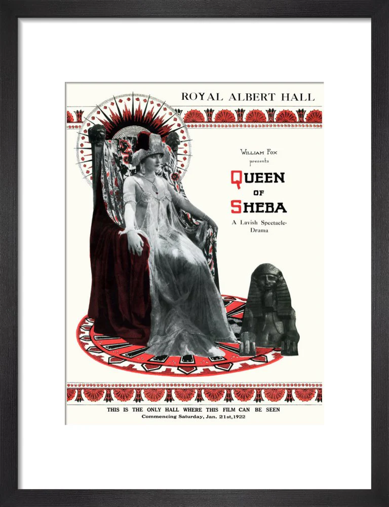 William Fox Presents 'Queen of Sheba' Art Print - Image 4