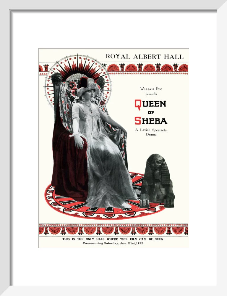 William Fox Presents 'Queen of Sheba' Art Print - Image 5