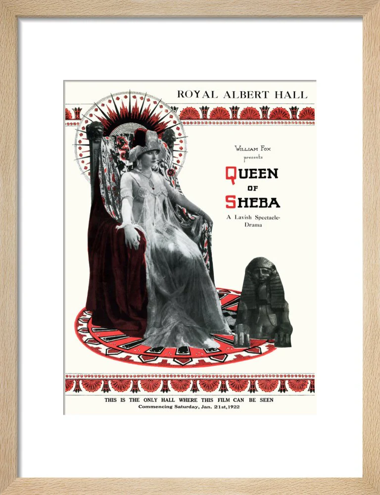 William Fox Presents 'Queen of Sheba' Art Print - Image 7