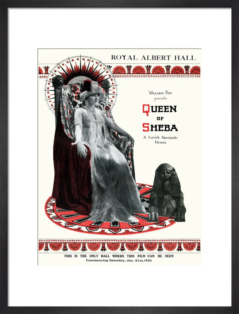 William Fox Presents 'Queen of Sheba' Art Print - Image 9