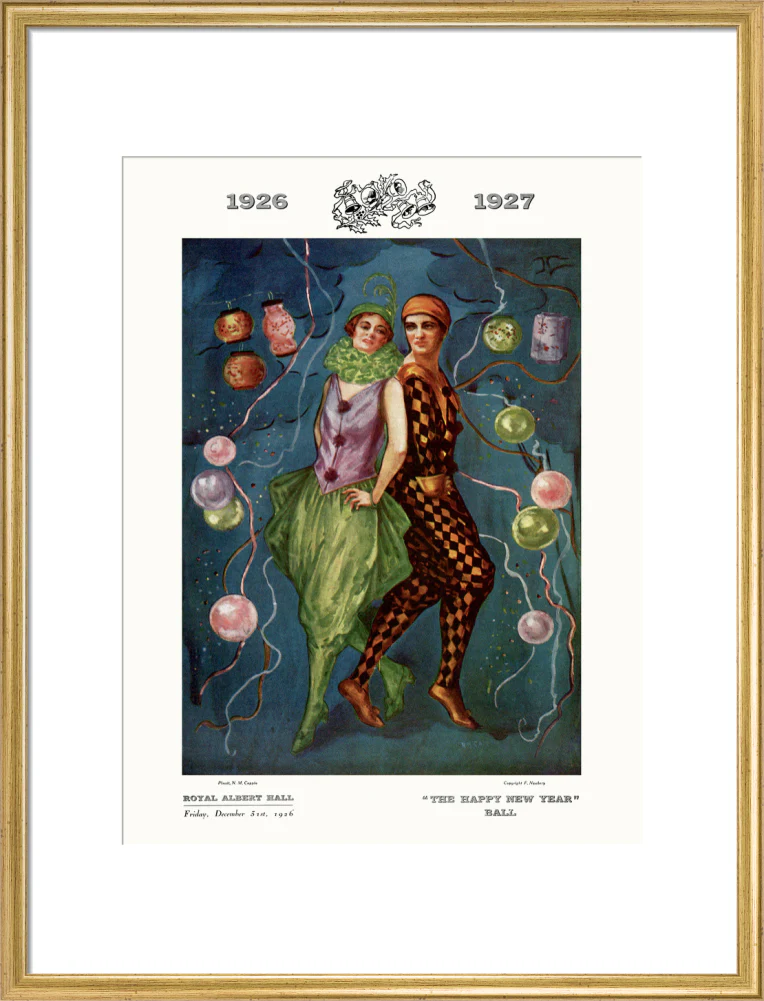 The Happy New Year Ball, in aid of The Middlesex Hospital Art Print - Image 35