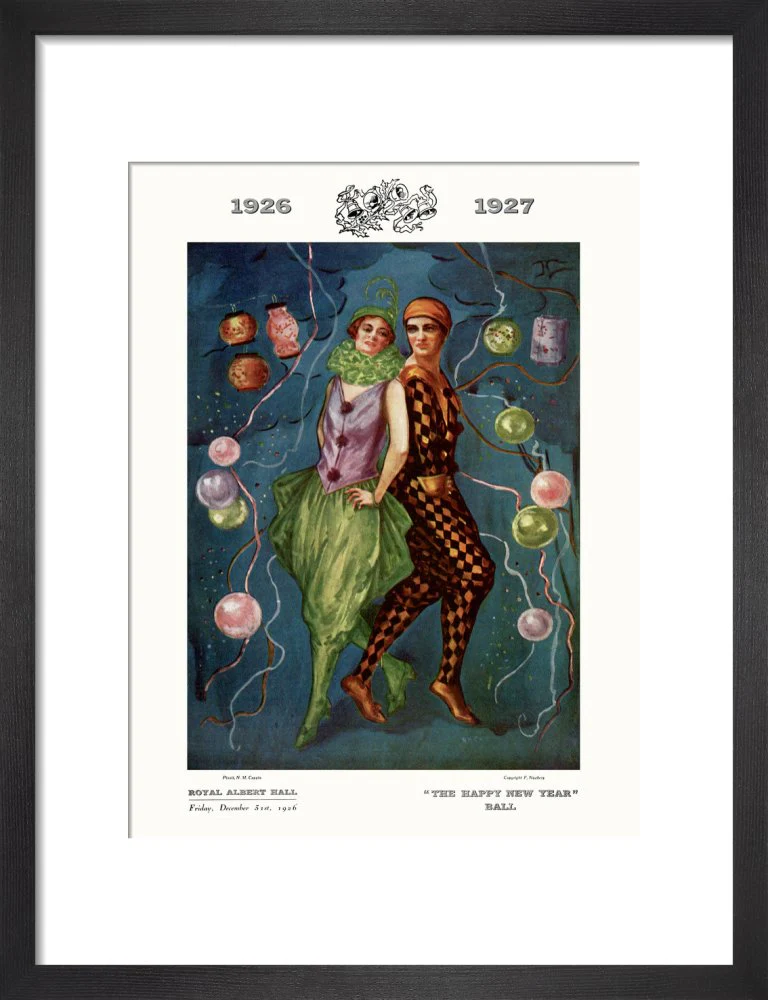 The Happy New Year Ball, in aid of The Middlesex Hospital Art Print - Image 4