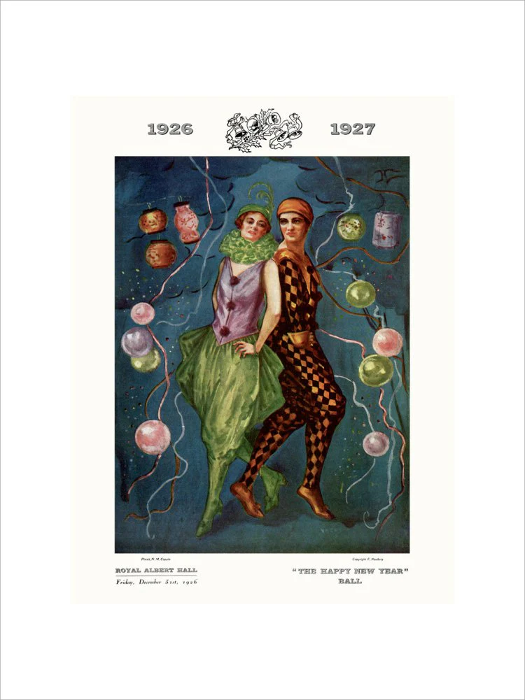 The Happy New Year Ball, in aid of The Middlesex Hospital Art Print - Image 8