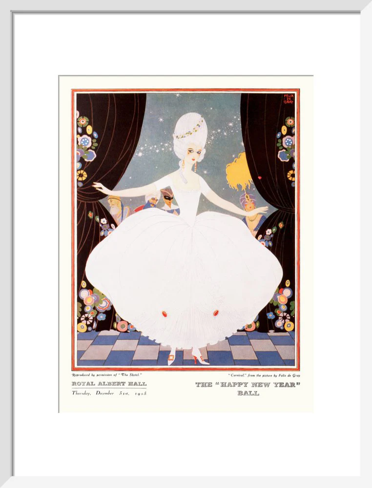 The Sphere and Tatler Ball 'The Happy New Year' Ball' Art Print - Image 10