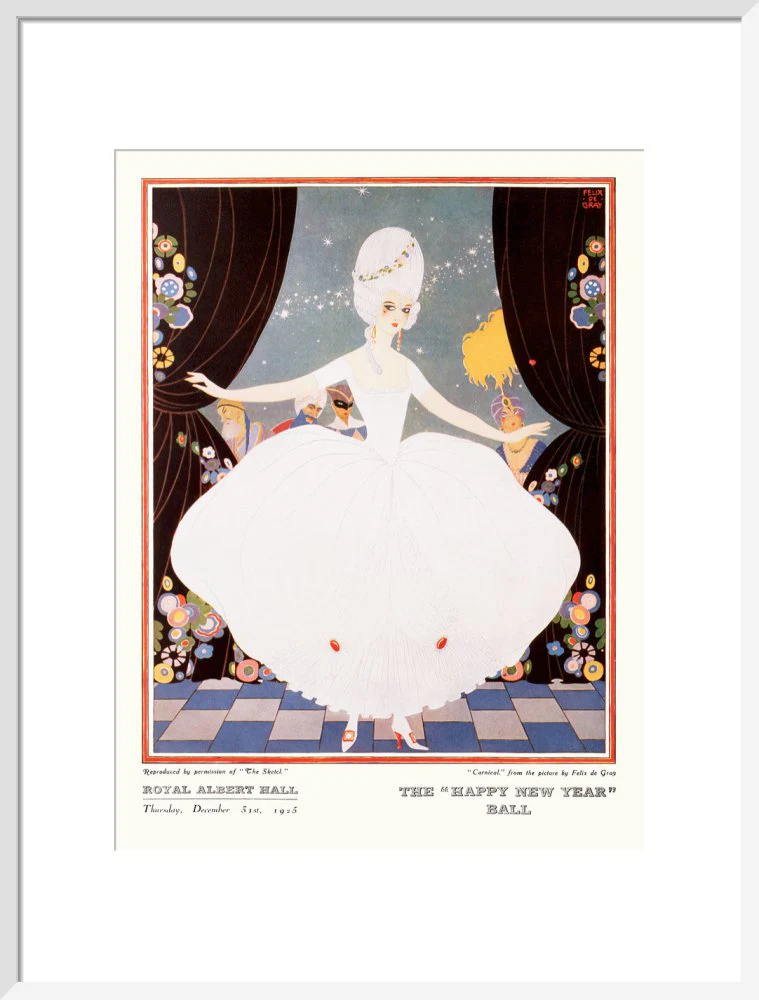 The Sphere and Tatler Ball 'The Happy New Year' Ball' Art Print - Image 15