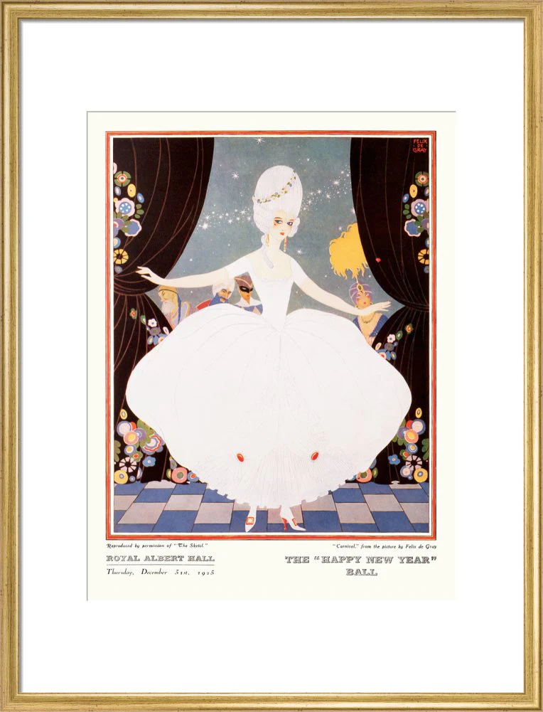 The Sphere and Tatler Ball 'The Happy New Year' Ball' Art Print - Image 16