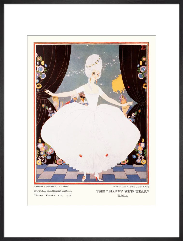 The Sphere and Tatler Ball 'The Happy New Year' Ball' Art Print - Image 19