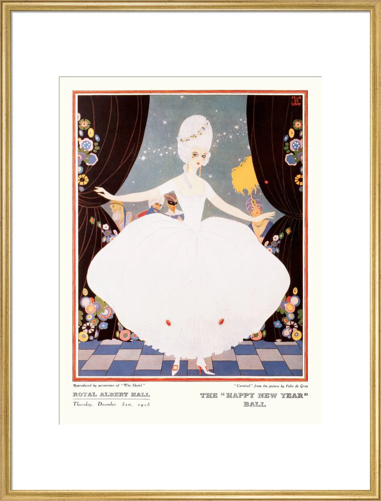 The Sphere and Tatler Ball 'The Happy New Year' Ball' Art Print - Image 21