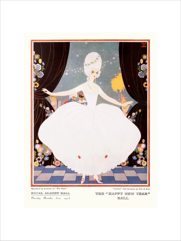 The Sphere and Tatler Ball 'The Happy New Year' Ball' Art Print - Image 23
