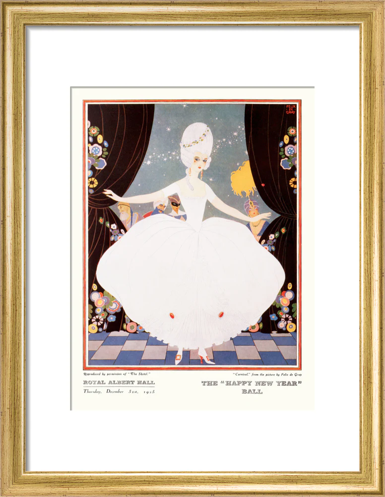 The Sphere and Tatler Ball 'The Happy New Year' Ball' Art Print - Image 25
