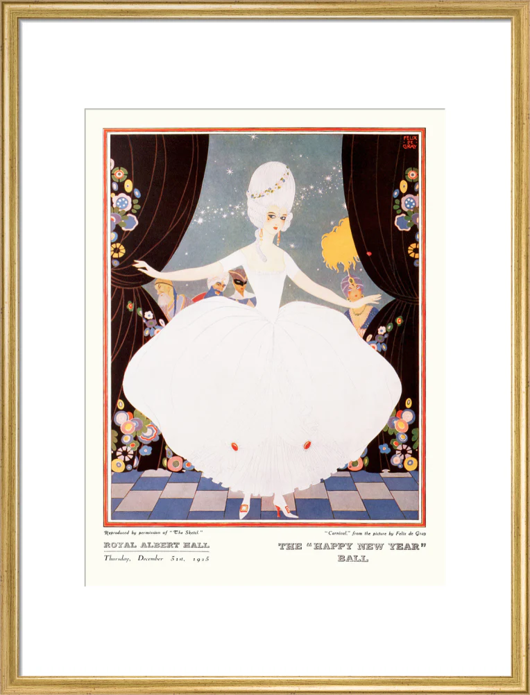 The Sphere and Tatler Ball 'The Happy New Year' Ball' Art Print - Image 35